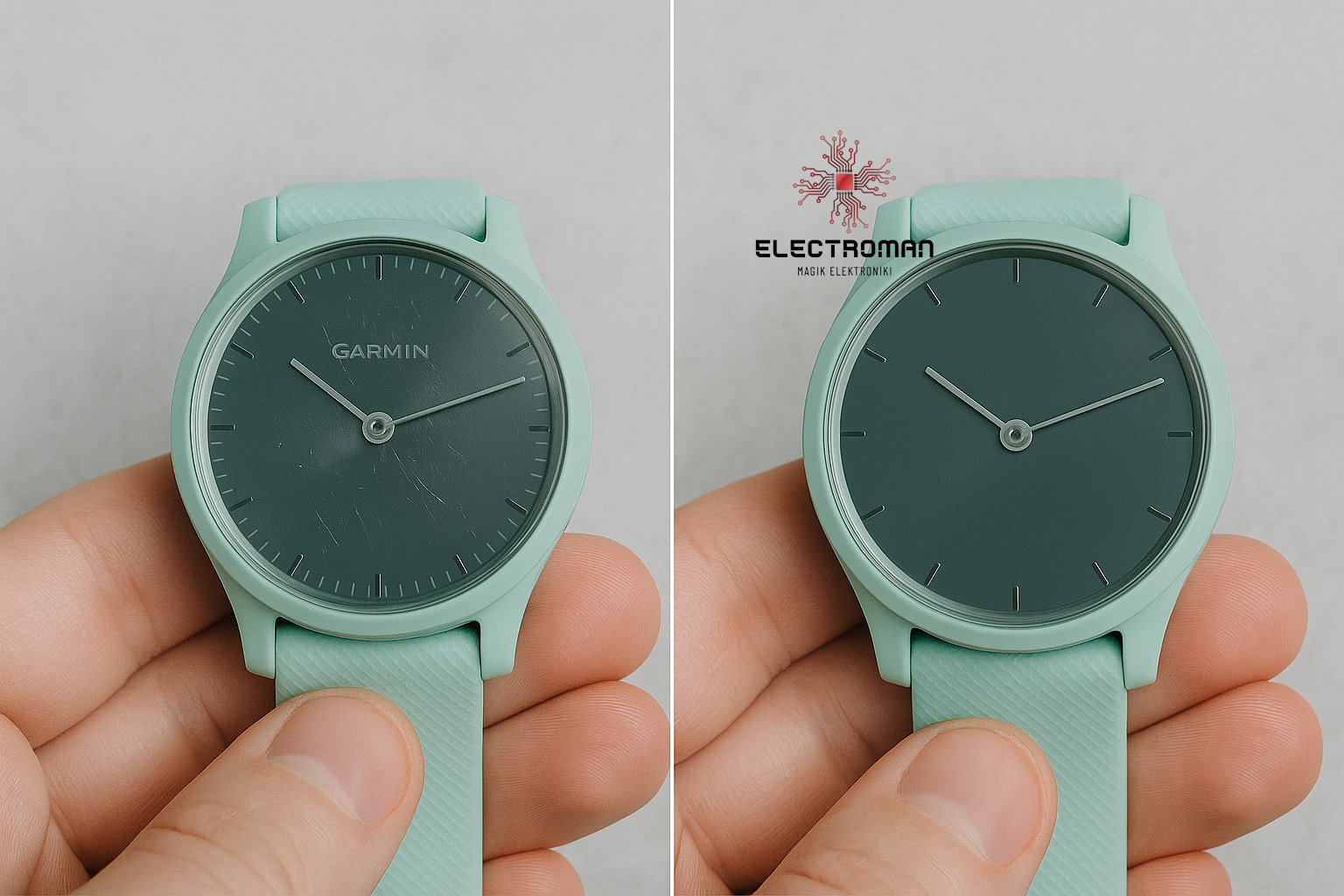 Polerowanie szybki / ekranu w zegarku Garmin – usługa premium